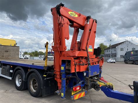 VOLVO FM 8X4 FLATBED CRANE DRAWBAR OUTFIT 2006 YJ56 ENU Walker