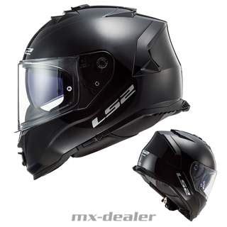 LS2 FF 800 Storm Solid Matt Schwarz Motorrad Helm Integralhelm Sonnen