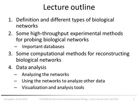 Lecture 8 Topics In Biological Networks Basics The Chinese