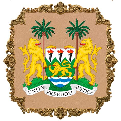 Premium Photo | Sierra leone national emblem national independence day