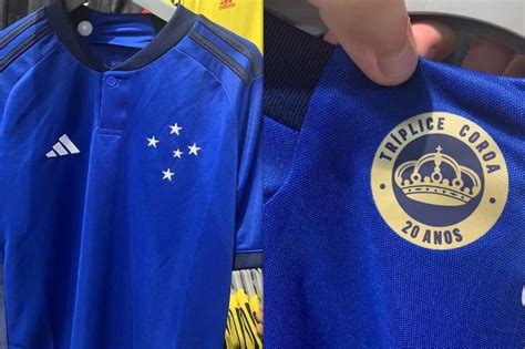 Nova camisa do Cruzeiro para 2023 vaza antes do lançamento em loja da