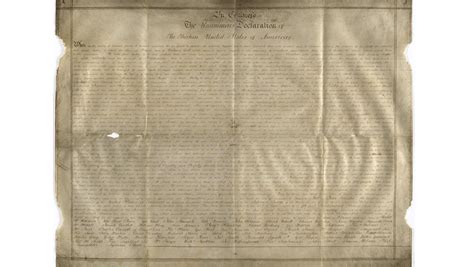 Researchers Find Rare Copy Of Declaration Of Independence In Southern