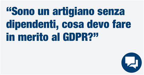 Gdpr Per Artigiani Pmi It