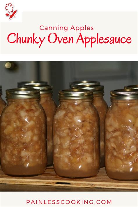 Homemade Chunky Applesauce Recipe For Canning