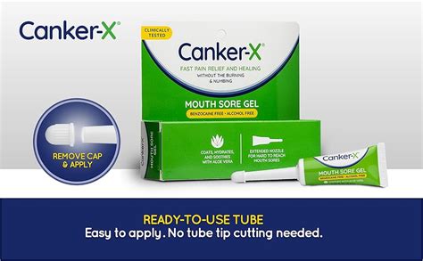 Canker X Rincinol Oral Rinse Mouthwash Quick Pain Relief