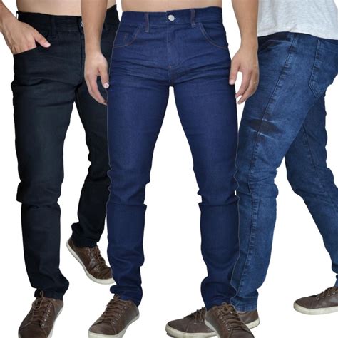 Kit 3 Calças Jeans Masculina Nova Tendência Coleção 2023 Direto De