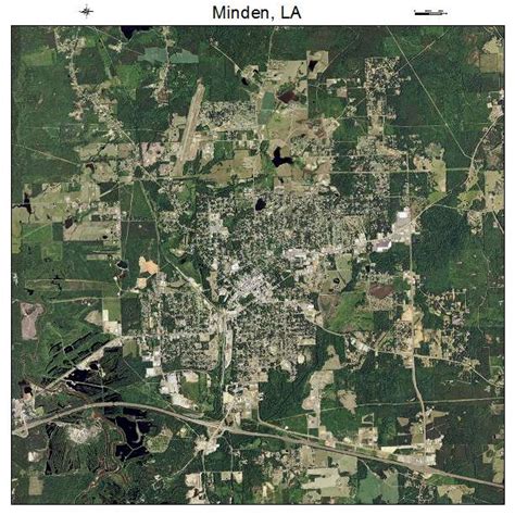 Aerial Photography Map Of Minden La Louisiana