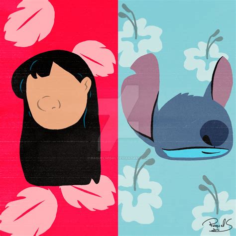 Lilo And Stitch Minimalist By Raquelsegal On Deviantart