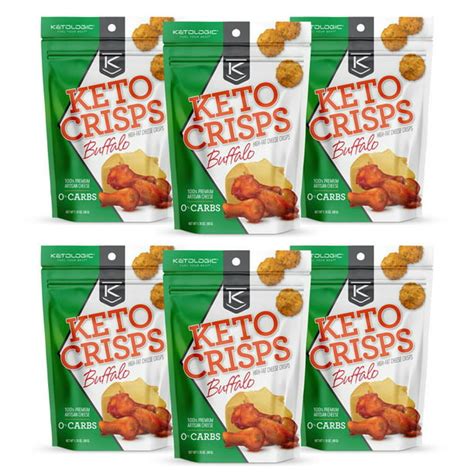 Ketologic Keto Crisps Buffalo Low Carb High Fat High Protein Gluten Free Sustainably