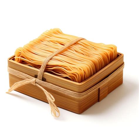 Premium AI Image | Isolated of Bamboo Lunchbox Containing Aromatic ...