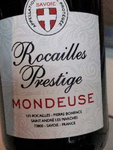 Les Rocailles Prestige Mondeuse Vivino US