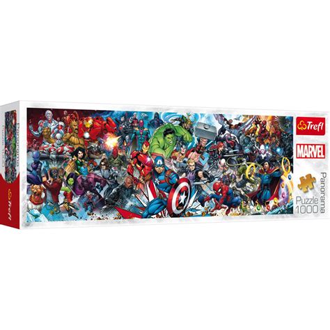 Puzzle 1000 pièces panoramique The Avengers Rejoignez l univers