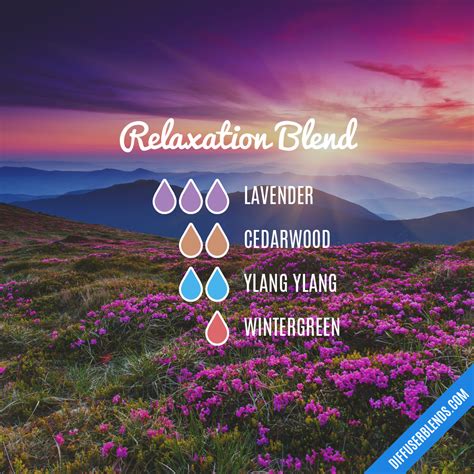 Blend Recipe 3 Drops Lavender 2 Drops Cedarwood 2 Drops Yl