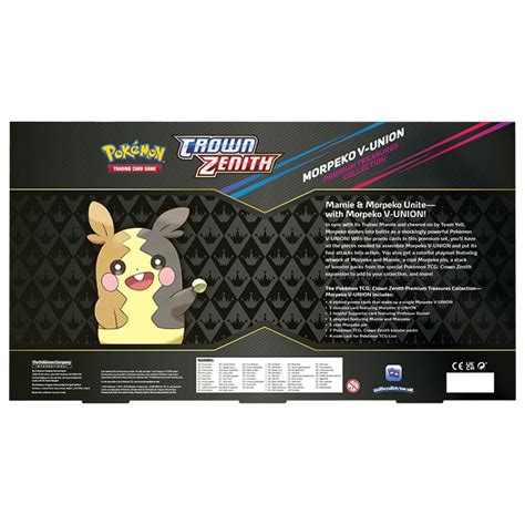 Pokemon Tcg Crown Zenith Morpeko V Union Premium Treasures Collection