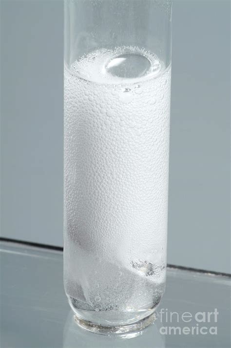 Reaction Of Magnesium In Acid Photograph By Martyn F Chillmaid Science