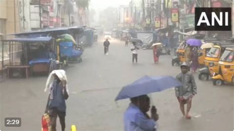 Heavy Rain Wreaks Havoc In Tamil Nadu Flood Like Situation In Many