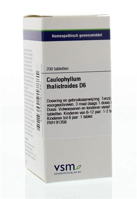 Vsm Caulophyllum Thalictroides D Tab Vitadvice Bv