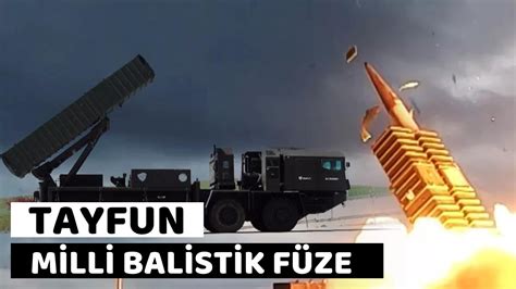 Tayfun Milli Balistik Füzenin Yeni Test Atışı Youtube