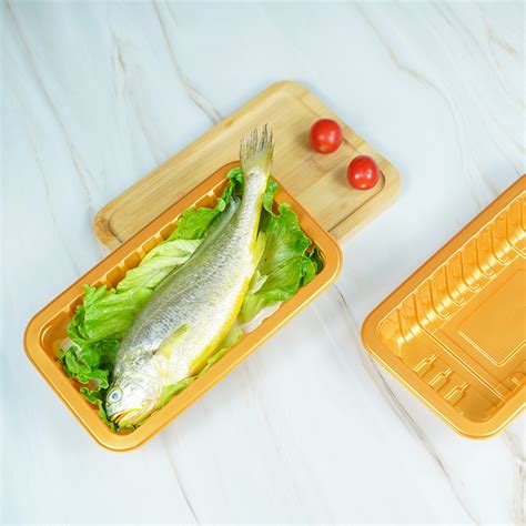 Disposable Rectangular Biodegradable Customized Blister Packing Fresh