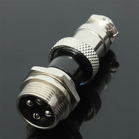 Buy GX 16 4 Pin Metal Aviation Plug Male And Female Panel Connector