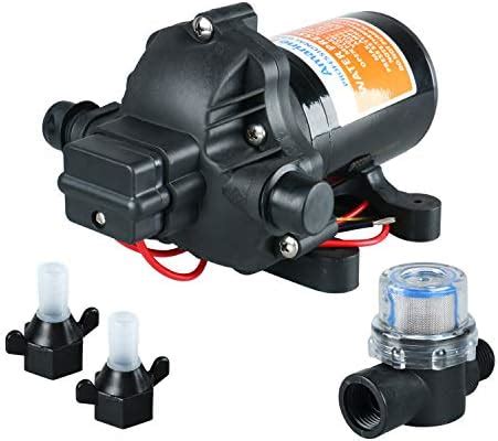 Amarine Made 12v Water Pressure Diaphragm Pump 4 3 L Min 1 1 GPM 35 PSI