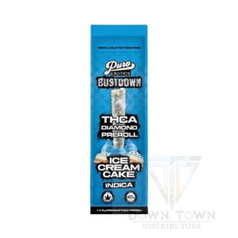 Puro Exotics Bustdown Thca Diamond Pre Rolls 1gm 2ct 10pk Down Town