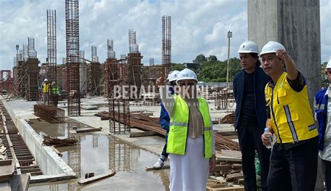 Bupati Instruksikan Lantai Rsud Tanjung Redeb Rampung Dikerjakan Juli