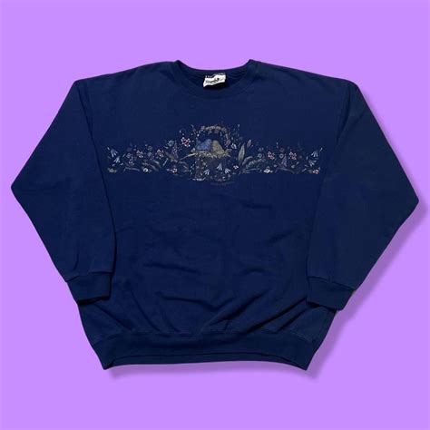 Vintage Northern Reflections Bird Graphic Crewneck Depop