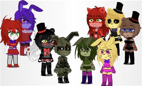 Gcfnia Springtrap William Meets Fnia Gang Rgachaclub