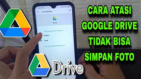 Cara Mengatasi Google Drive Tidak Bisa Menyimpan Foto Youtube