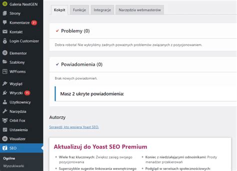 Instalacja I Aktywacja Wtyczki Yoast Seo Do Optymalizacji Wordpress