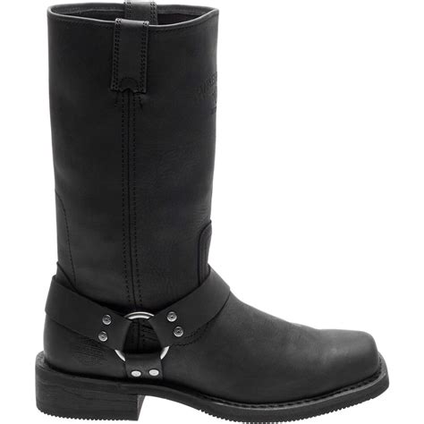 Harley Davidson Mens Bowden Motorcycle Boots Black Elliottsboots