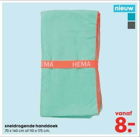 Sneldrogende Handdoek Aanbieding Bij HEMA 1Folders Nl