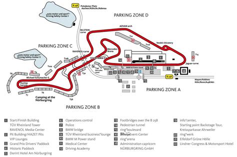 Nurburgring Detailed Map