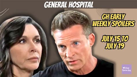 General Hospital Early Week Spoilers July Jason The Hero Sonny