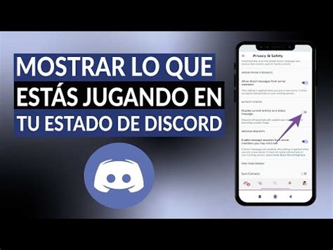 C Mo Mostrar Lo Que Est S Jugando En Tu Estado De Discord Gamers En