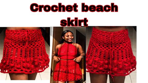 Crochet Beach Skirt Crochet Bikini Cover Up Skirt Pattern Available