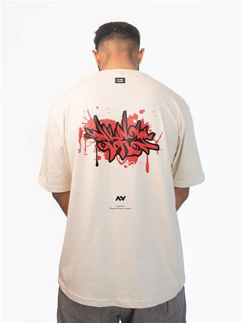 Remera Oversize Unknown Graffiti Mau Streetwear