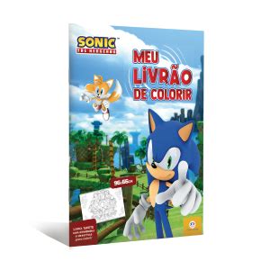 Sonic Meu Livr O De Colorir Fl Vio Freitas Empreendedor Digital