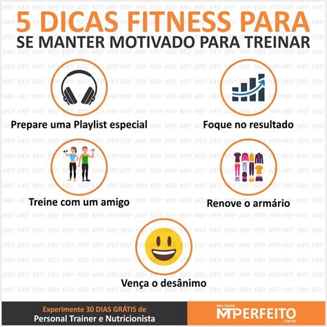 5 Dicas Fitness Para Se Manter Motivado Para Treinar Meu Treino Perfeito