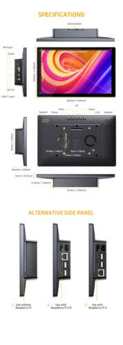 2 3 4 Uesd Portable Monitor 101 Inch Touch Screen 19001200 For