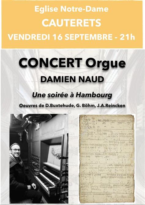 Deux Concerts Dorgue En Septembre Paroisse De Cauterets