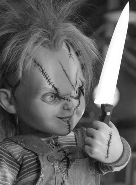 Chucky With Knife Drawing