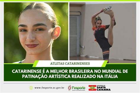 Catarinense Manuela Dezotti disputa campeonato mundial de patinação