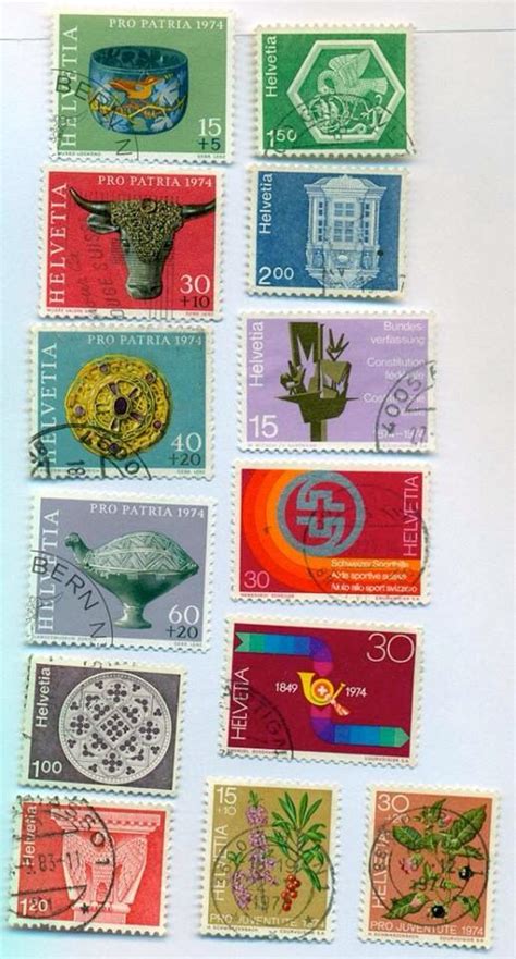 Switzerland Postal Stamps