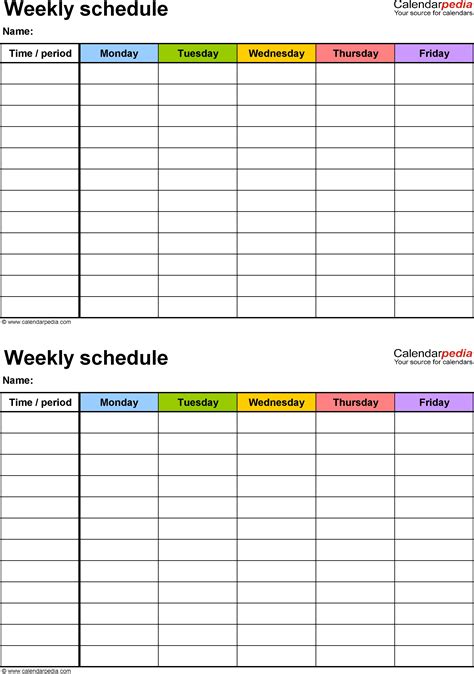 Calendar Template Fillable Pdf | Calendar Template Printable