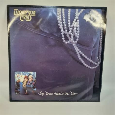 Thompson Twins Vinyl Lay Your Hands On Me Single Eur