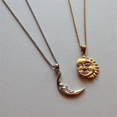 Moon And Sun Necklace