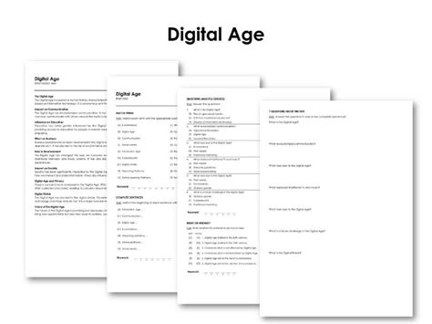 Digital Age Docx Teaching Resources