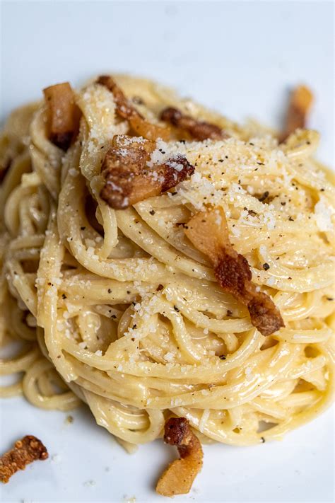 Authentic Spaghetti Alla Carbonara The Night Owl Chef